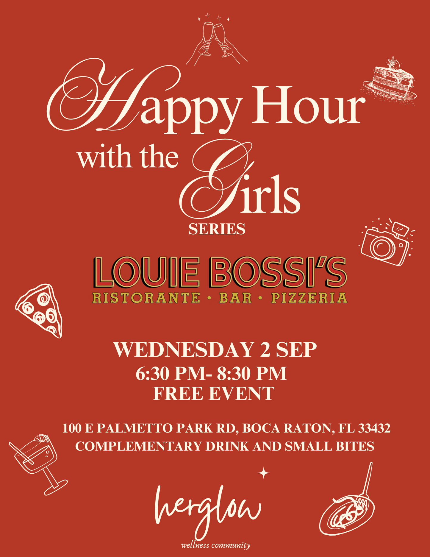 Happy Hour with the Girls Series π x Louie Bossi's Boca Raton ππβ¨