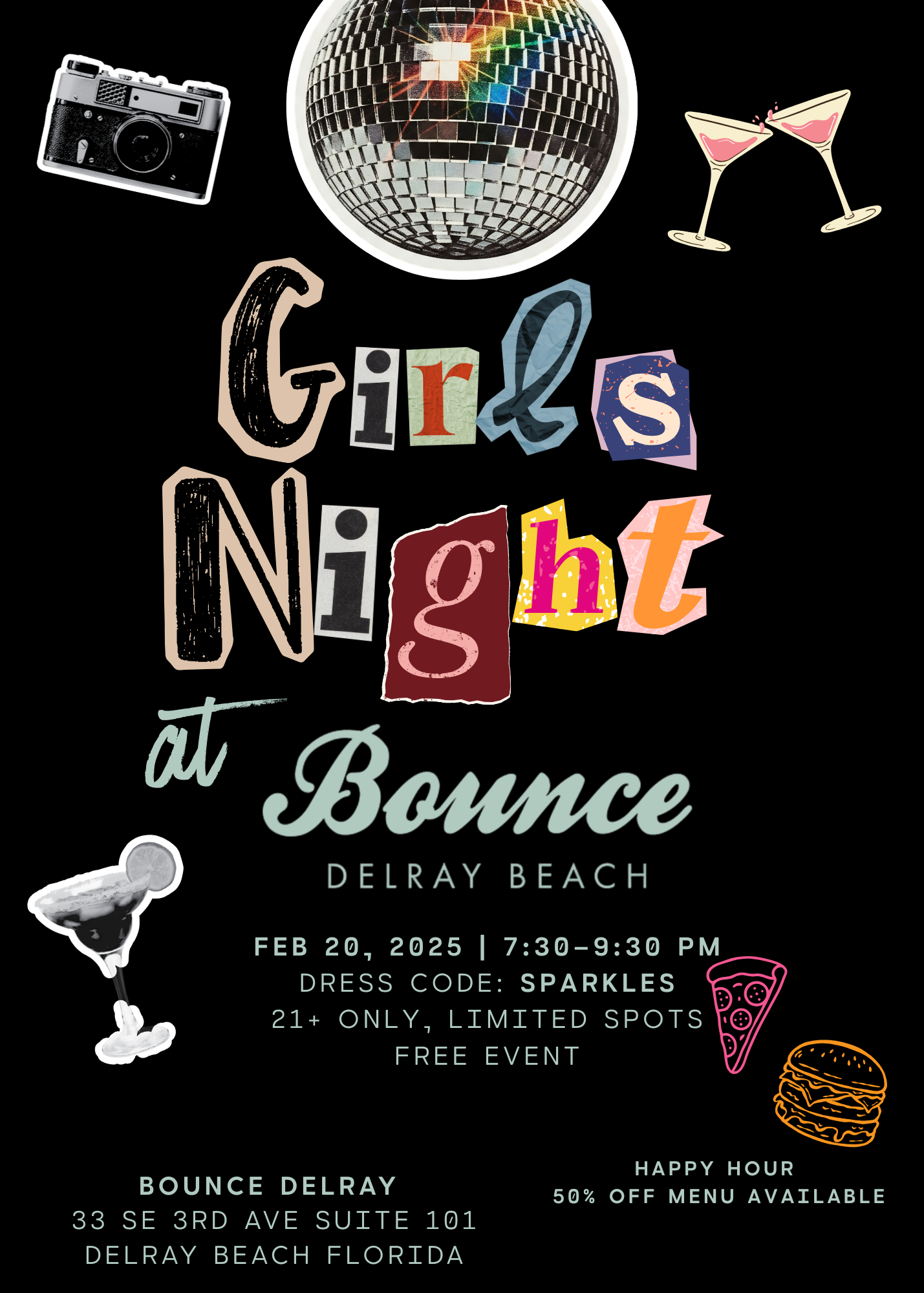 Girls Night Out at Bounce Delray 🪩✨